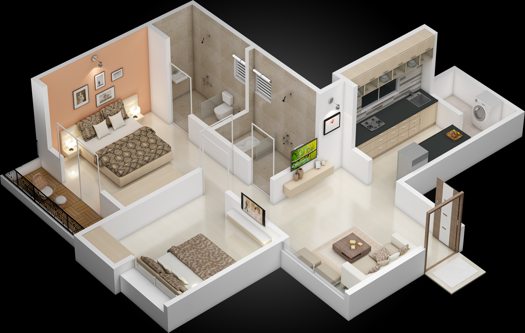 2 BHK Layout